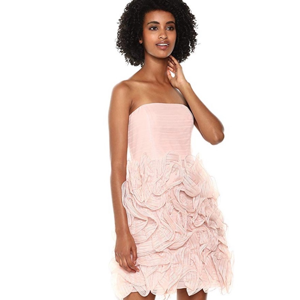 Halston Heritage Ruffle Dress